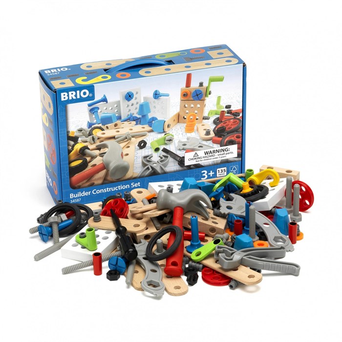 Деревянный конструктор BRIO "Builder Construction Set", 135 деталей 47854031