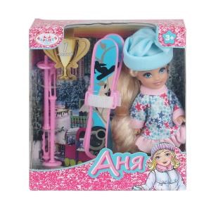 Кукла Аня 12 см, акс., кор КАРАПУЗ ANNA-S3-BB