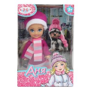 Кукла Аня 12 см, акс., кор КАРАПУЗ ANNA-W5-BB (120)