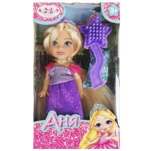 Кукла Аня 12 см, акс., кор КАРАПУЗ ANNA-P1-BB