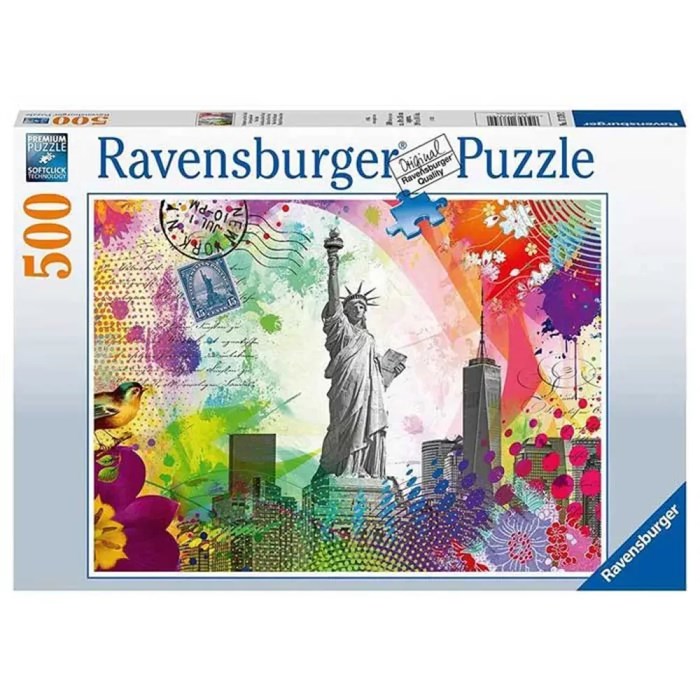 Пазл Ravensburger Нью Йорк посткарт 184582253