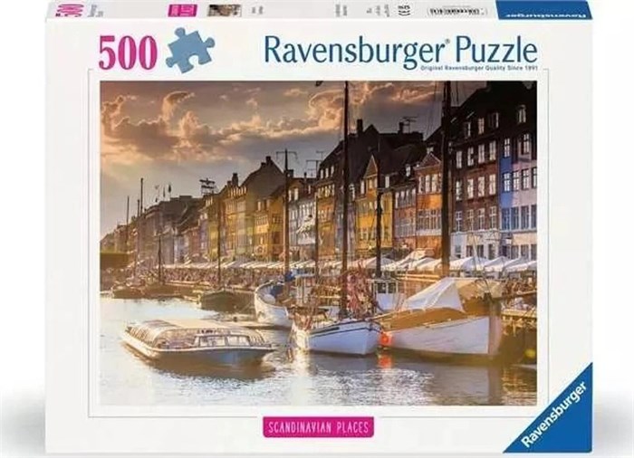 Пазл Ravensburger солненый закат в копенгагене 140698810