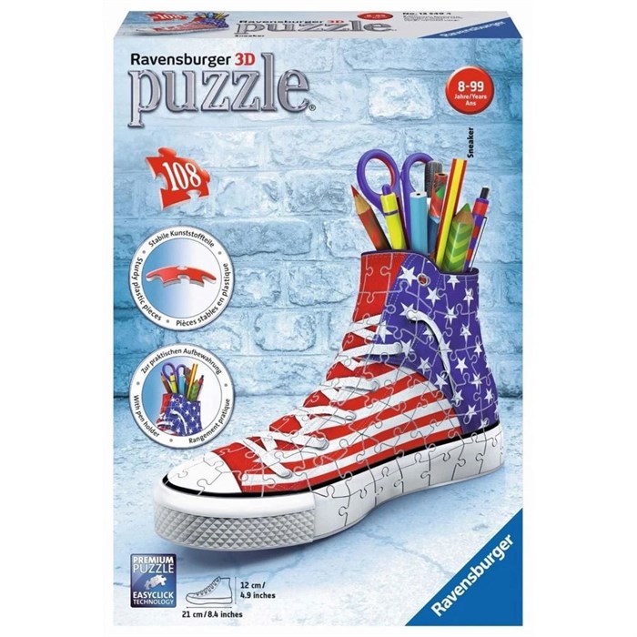 Пазл Ravensburger 3D обувь с флагом США 108246932