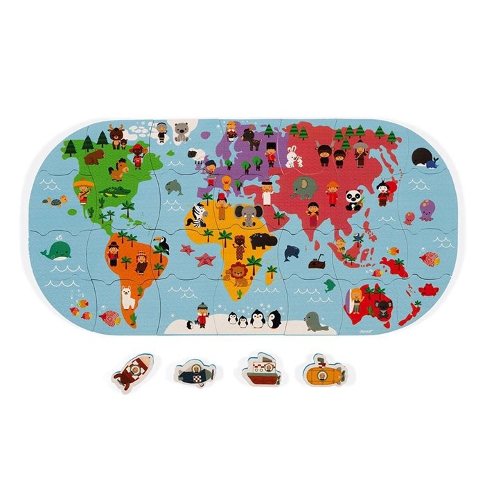 Игрушка Janod Bath Explorers Map 107392017