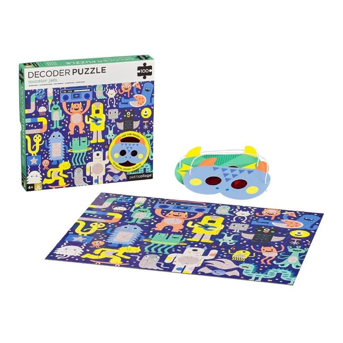 Пазл Petit Collage Decoder Puzzle Monster Party 108233215