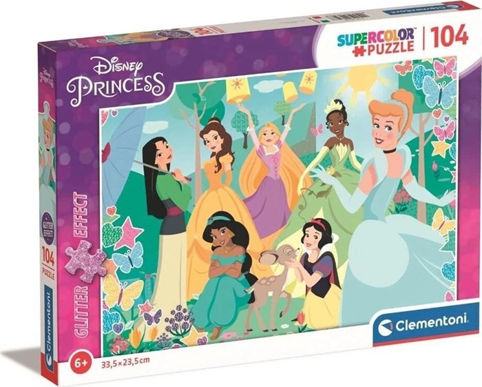 Пазл Clementoni Disney princesses с блестками 140630533