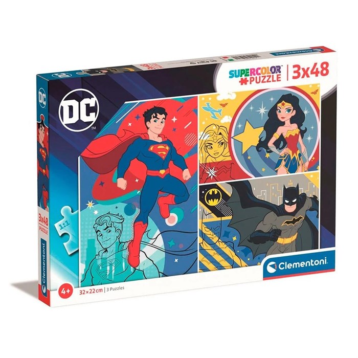 Пазл Clementoni Super Color DC Comics 109275511