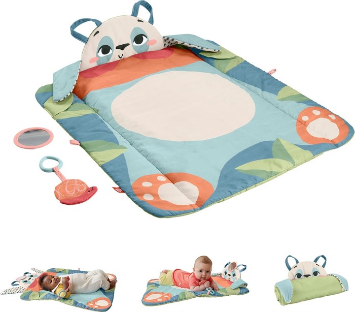 Мата для игры Mattel Fisher Price Rolli Roll Panda 184243464