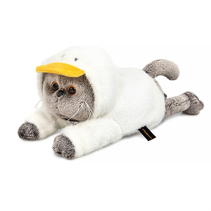 Кот Басик в худи "Гусик" (лежачий) Kl19-002