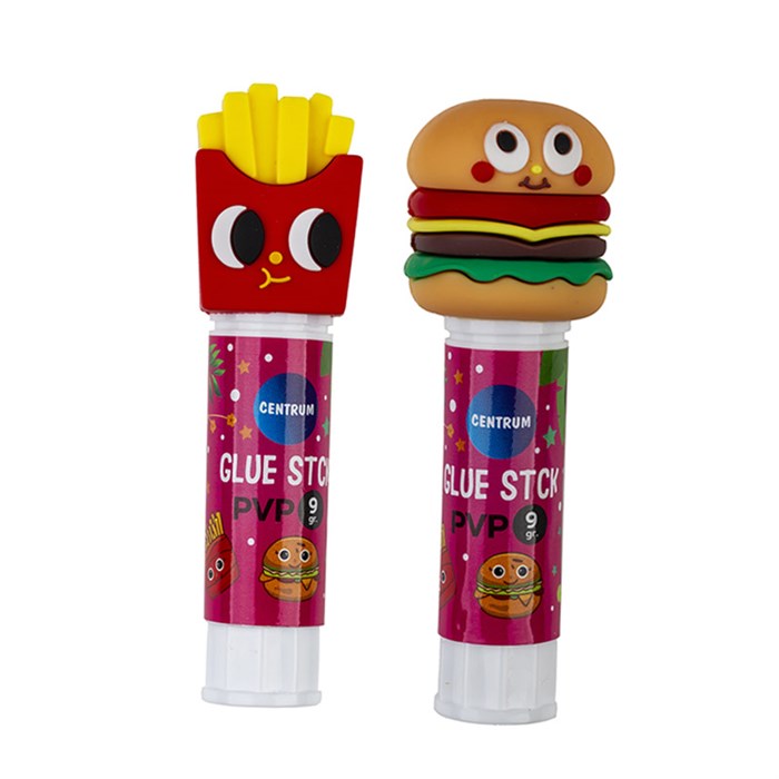 80355 Клей-карандаш ПВП 9 гр. HAMBURGER &CHIPS 80355