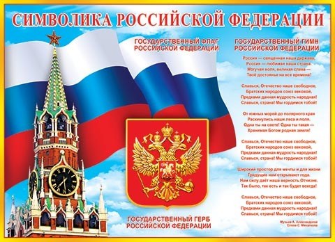Плакат "Символика РФ" 0-02-352 0-02-352