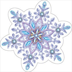 Украшение на скотче "Снежинка" 88.421 88.421