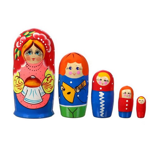 Деревянная Матрешка сказка Семья 2 5961 380-661