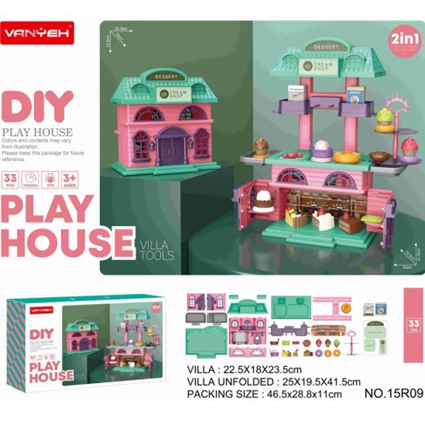 Игровой набор 15R09 2 в 1 Кухня в кор. 216-031