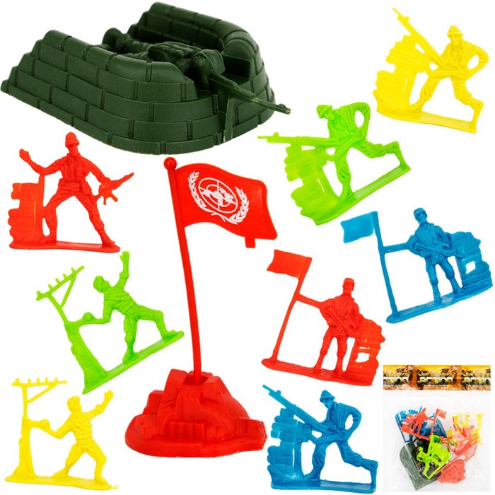 Набор Военный 6688-39YS с аксес. в пак. 615-527