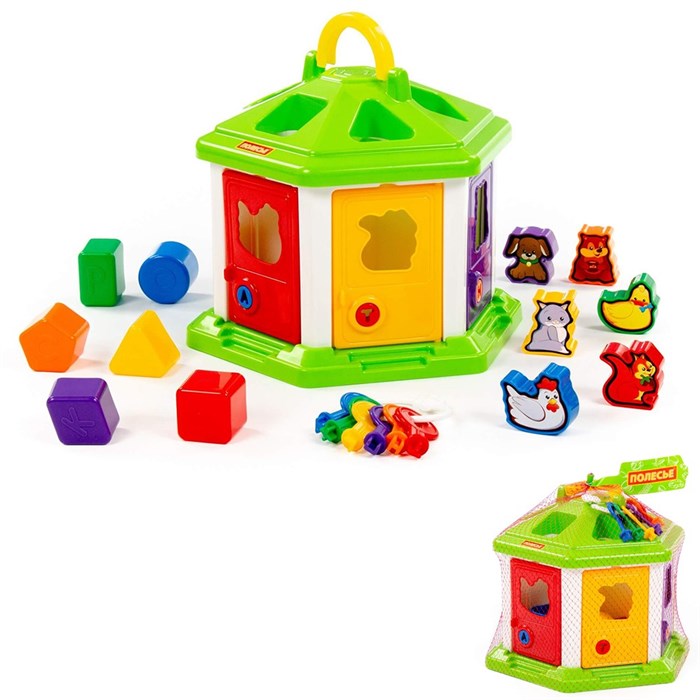 Логическая игрушка Домик №2 62307 /П-Е/4/ 318-719