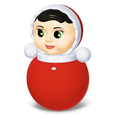 Неваляшка Настенька малая 01647 /14/ в пак. 219-132