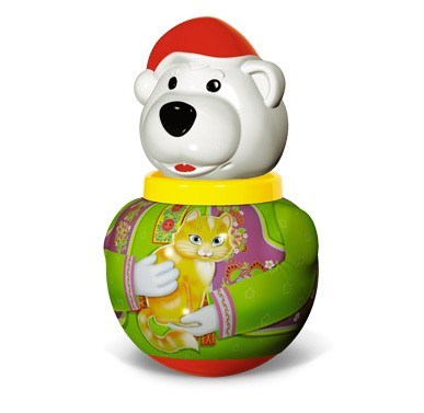Неваляшка Белый медведь Борис мал. 01737 п/п /14/ 218-444