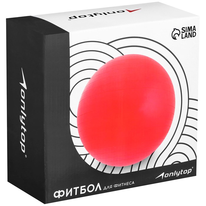 Фитбол 55 см, 600 гр, микс 581985 118-991