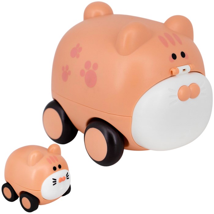 Игрушка инерционная Котик 001-D розовый 104-710