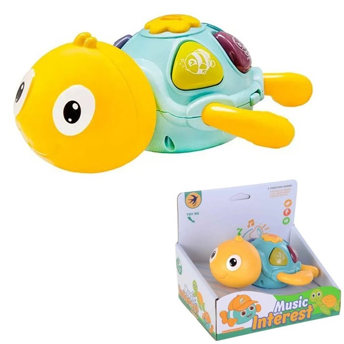 Игрушка на батарейках 855-98A Черепашка в коробке 429-855