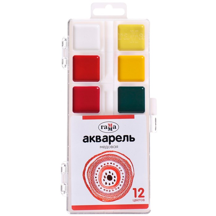 Акварель 12 цв. Гамма медовая 371196 894-405