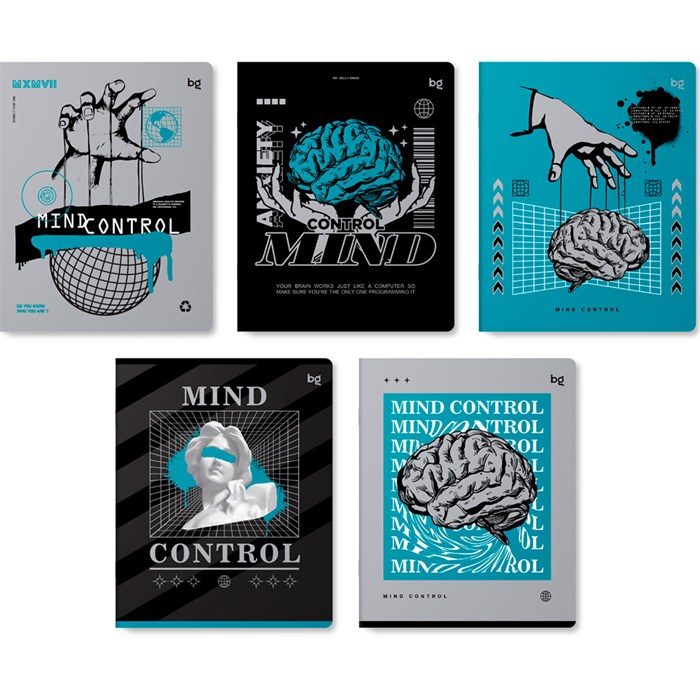 Тетрадь 48 л. клетка BG Mind control Т5ск48 59403 894-103