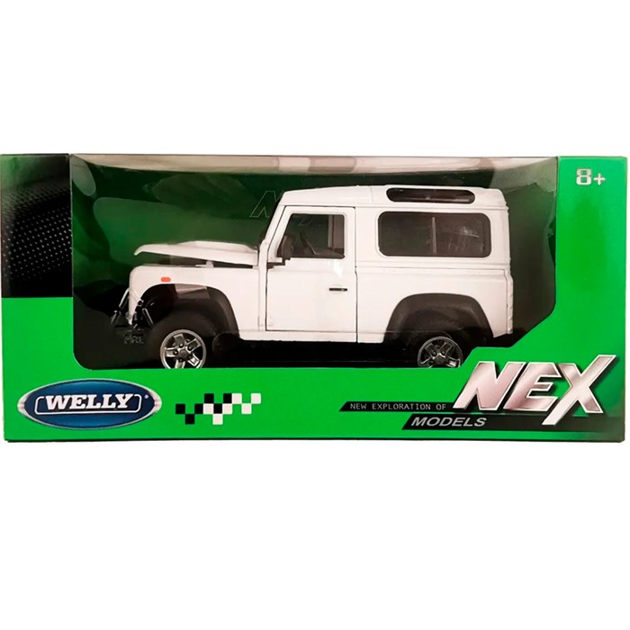 Модель 1:24 Land Rover Defender I, белый 22498W 439-471