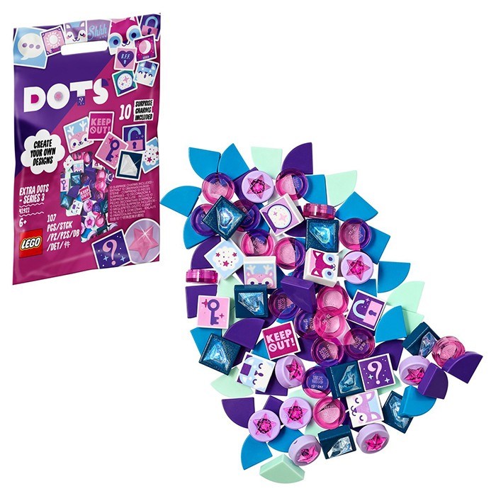 Конструктор LEGO 41921 DOTS Тайлы DOTS — серия 3 525-543