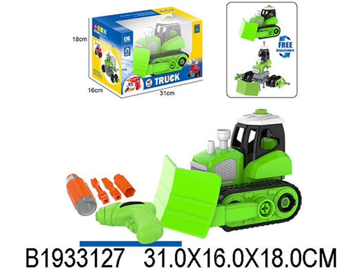 Конструктор 600-13CCXL Трактор в коробке 624-322