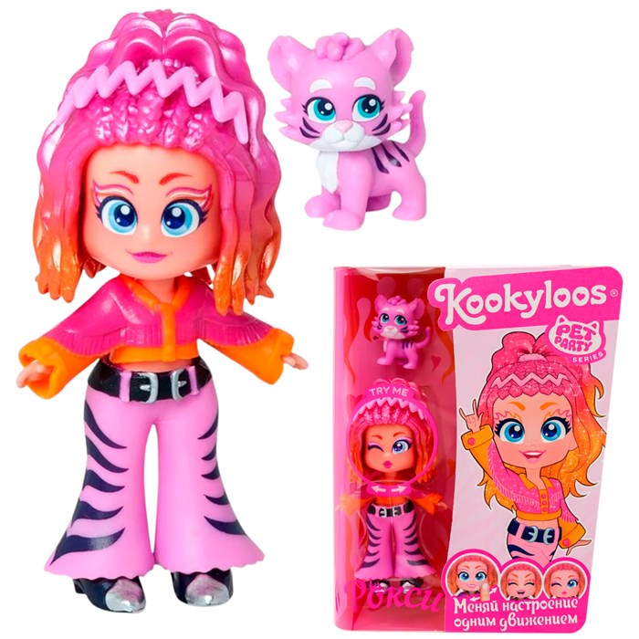 Кукла ROXY и питомец KOOKYLOOS PETS PARTY KL2407 оптом 908-394