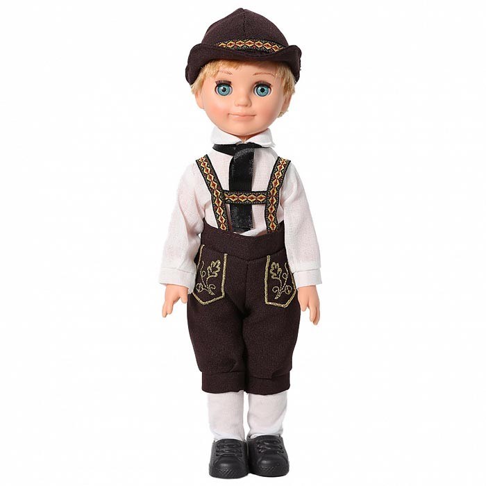 Кукла Мальчик в баварском костюме В3918 807-607