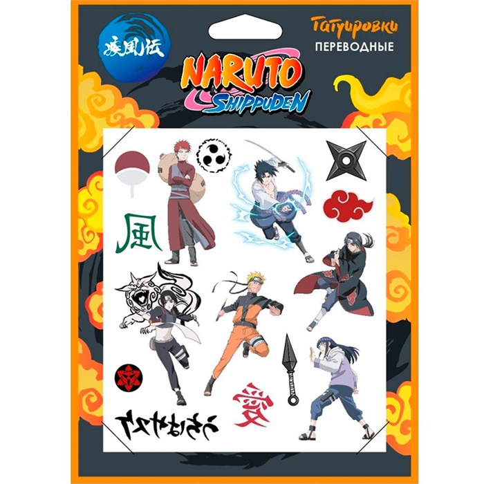 Набор для творчества Татуировки Переводные Naruto 07680 993-315