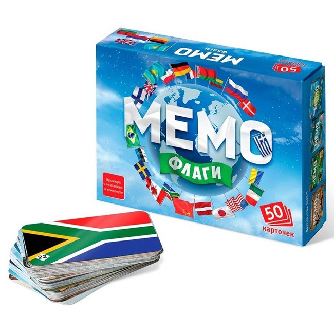 Настольная игра Мемо Флаги 7890 632-558