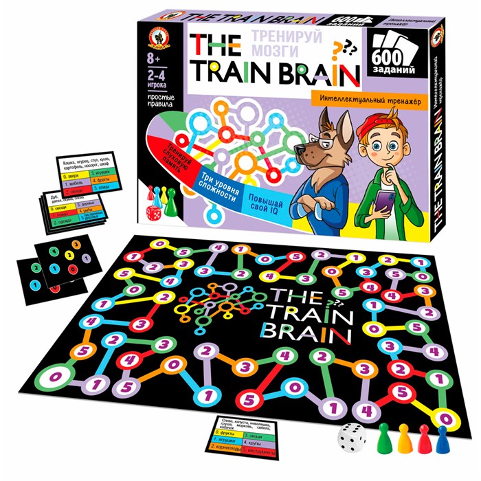 Игра Викторина для всей семьи «Тренируй мозги. The Train Brain» 03378 933-165