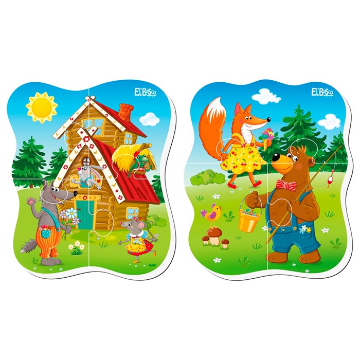 Пазл Магнитный Теремок ET04-018 932-485