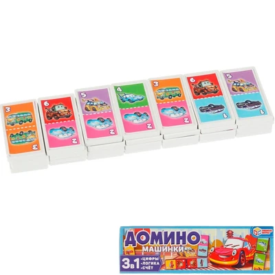 Домино Машинки 3 в1 4680107925961 712-106