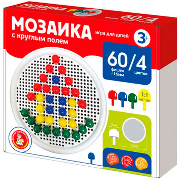 Мозаика с круглым полем d15/4 60 эл 02416 712-982
