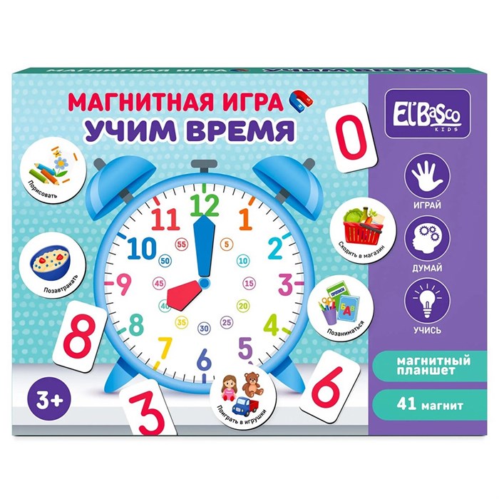 Игра Магнитная Учим время ET05-059 810-644