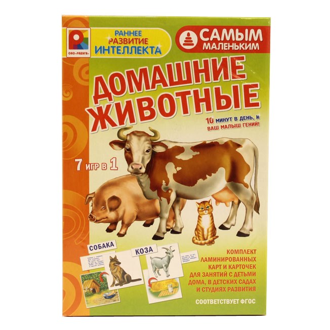 Игра Самым маленьким.Домашние животные С-974 610-051
