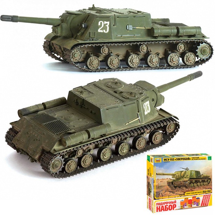 Сборная модель П3532 ПН Самоходка "Ису-152" 141-210