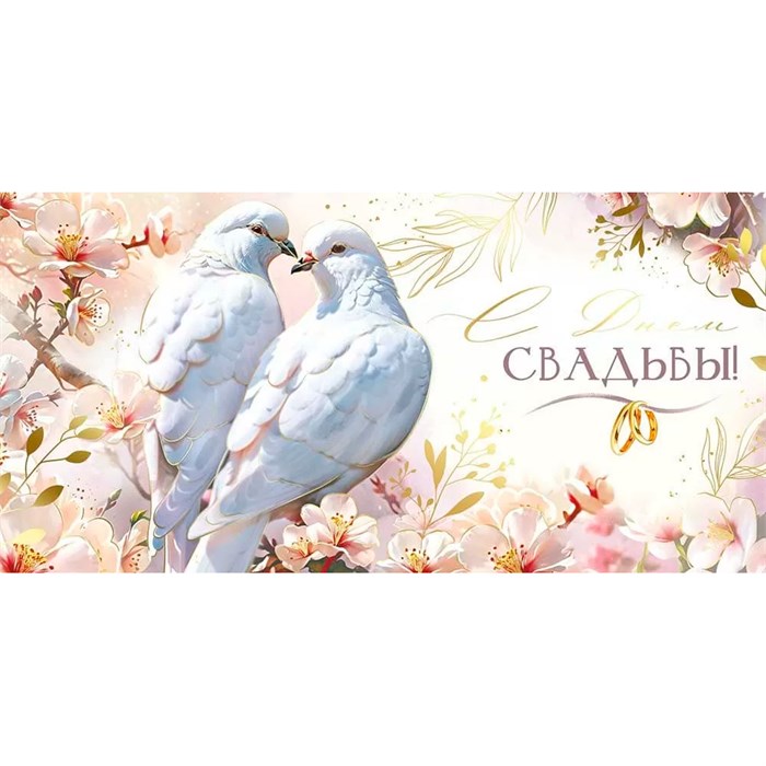 Конверт для денег С Днем свадьбы! 42,142,00 562-950