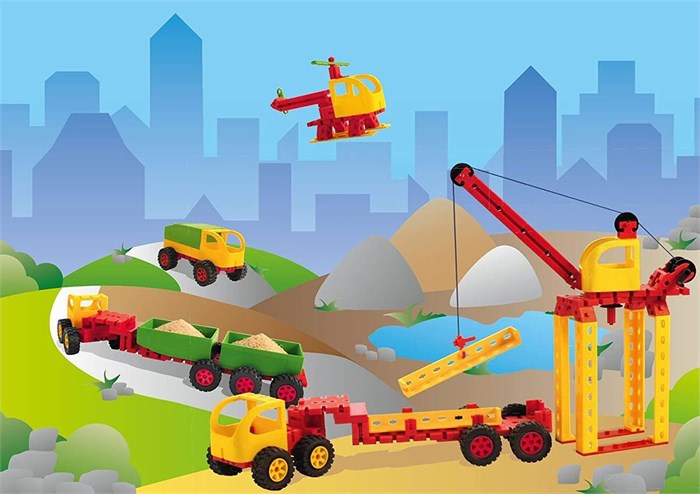 Конструктор "Супер набор для малышей" Fischertechnik Junior 511930 5523