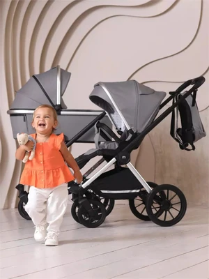 Коляска 2 в 1 Mowbaby Tilda Grey 4670078627162