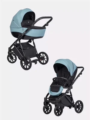 Коляска 2 в 1 Riko Brano Pro Crystal blue 5907729452606