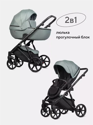 Коляска 2 в 1 Riko Basic Montana 2025 51 Green 5907729454860