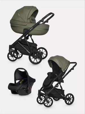 Коляска 3 в 1 Riko Basic Delta Ecco 13 Olive 5907729452484