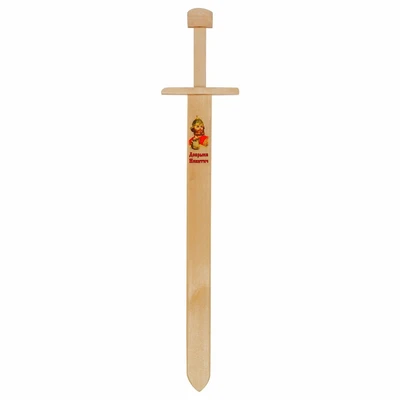 Меч деревянный с рисунком, М5147
