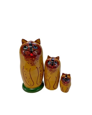 Матрешки персонажи. Кот Сиамский (3 в 1) 122327-1