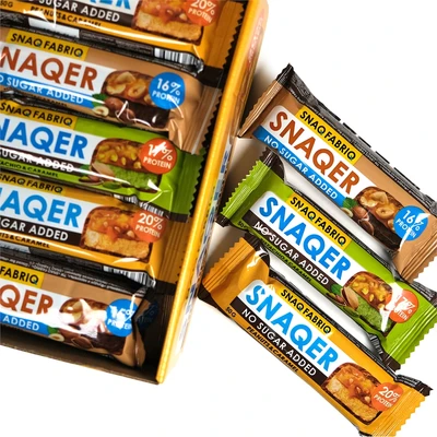 Батончик  в шоколаде "SNAQER" - Ассорти (30 шт) 637602468